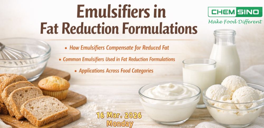 脂肪低減製剤中の乳化剤